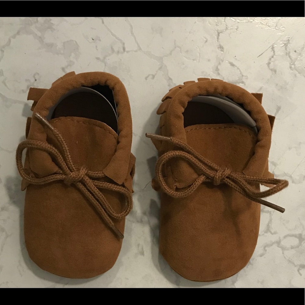 Adorable Suede Baby Mocassins